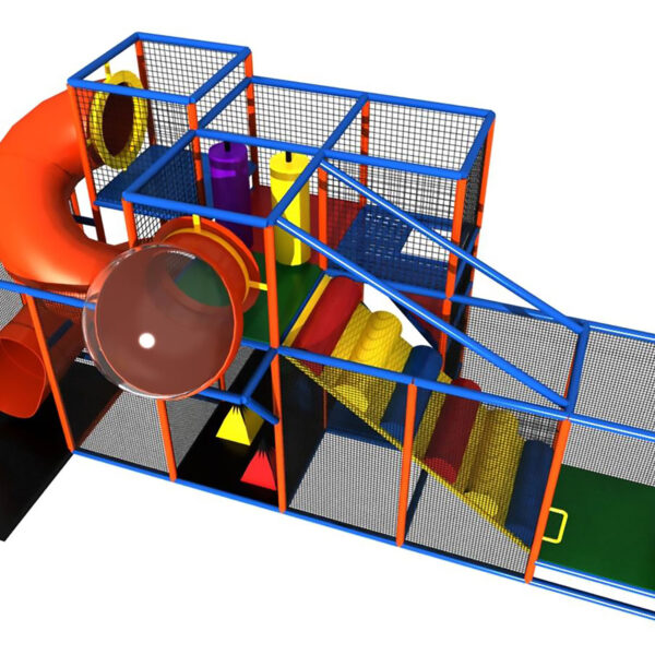 Buy Indoor Playground Equipment GPS104 -(Indoor Playsystem Size) 12 ft. H x 8 ft. W x 24 ft.