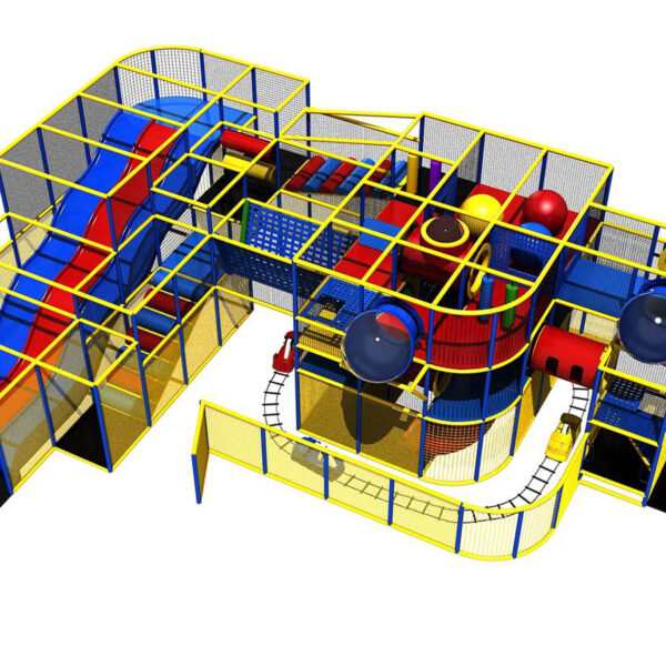 Buy Indoor Playground Equipment GPS159 -(Indoor Playsystem Size) 13 ft. H x 28 ft. W x 44 ft.