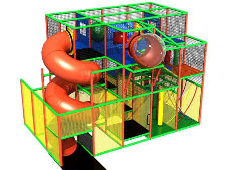 Buy Indoor Playground Equipment GPS128 -(Indoor Playsystem Size) 14 ft. H x 12 ft. W x 20 ft.