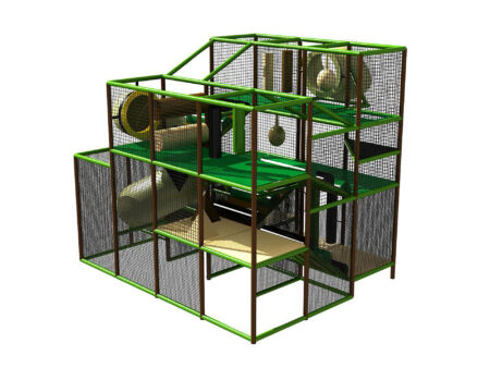 Buy Indoor Playground Equipment GPS469 -(Indoor Playsystem Size) 14 ft. H x 16 ft. W x 16 ft.