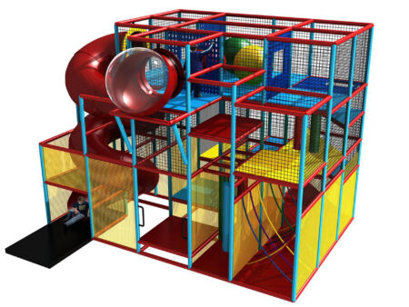 Buy Indoor Playground Equipment GPS223 -(Indoor Playsystem Size) 14 ft. H x 16 ft. W x 19 ft.