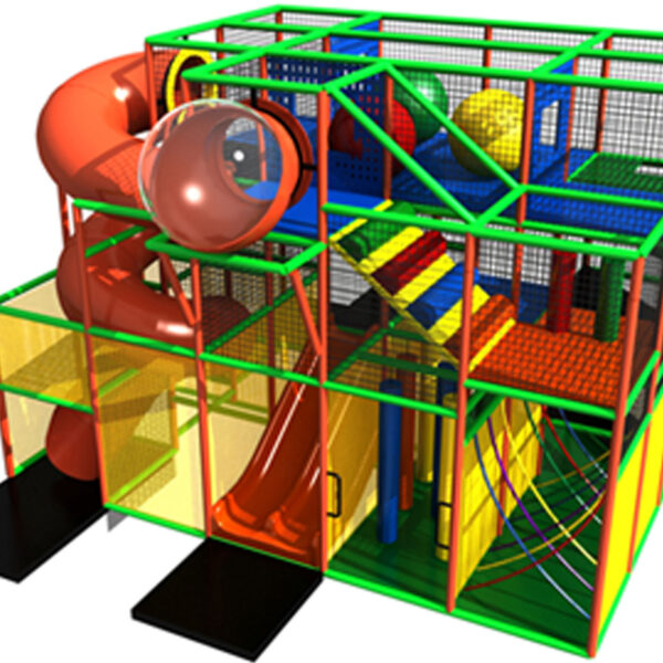 Buy Indoor Playground Equipment GPS130 -(Indoor Playsystem Size) 14 ft. H x 16 ft. W x 20 ft.