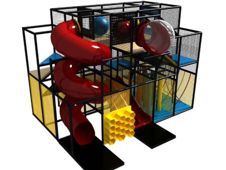 Buy Indoor Playground Equipment GPS293 -(Indoor Playsystem Size) 14 ft. H x 16 ft. W x 20 ft.