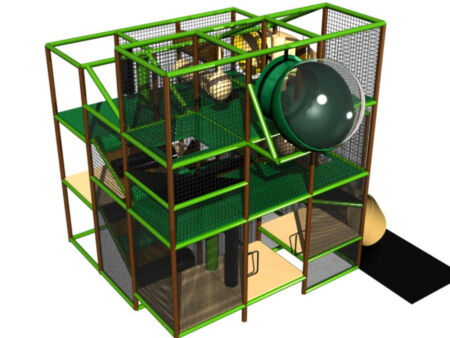 Buy Indoor Playground Equipment GPS -(Indoor Playsystem Size) 14 ft. H x 16 ft. W x 16 ft.