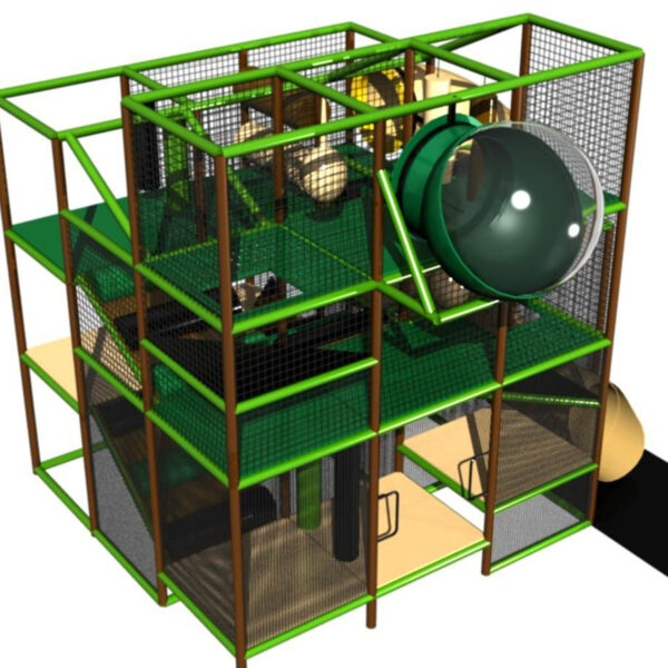 Buy Indoor Playground Equipment GPS -(Indoor Playsystem Size) 14 ft. H x 16 ft. W x 16 ft.