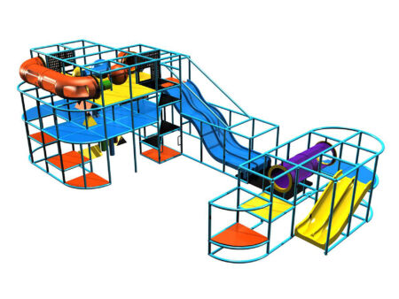 Buy Indoor Playground Equipment GPS208 -(Indoor Playsystem Size) 14 ft. H x 22 ft. W x 28 ft.