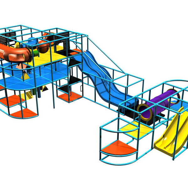 Buy Indoor Playground Equipment GPS208 -(Indoor Playsystem Size) 14 ft. H x 22 ft. W x 28 ft.