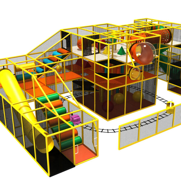 Buy Indoor Playground Equipment GPS40 -(Indoor Playsystem Size) 14 ft. H x 24 ft. W x 44 ft.