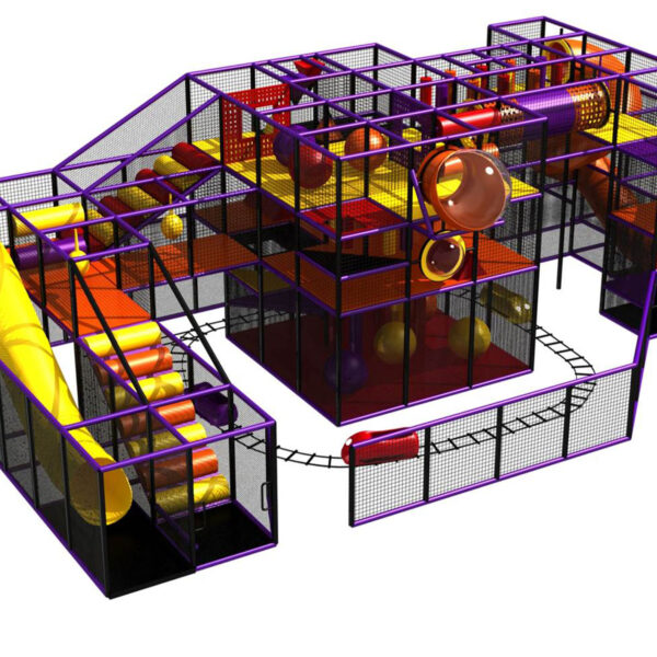 Buy Indoor Playground Equipment GPS40 -(Indoor Playsystem Size) 14 ft. H x 44 ft. W x 24 ft.
