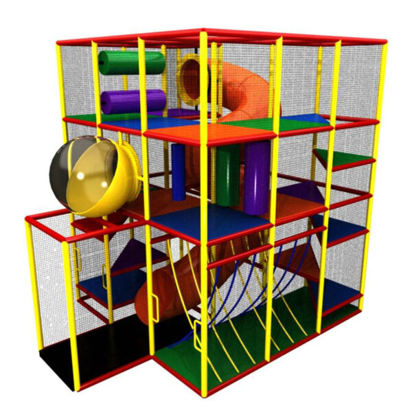 Buy Indoor Playground Equipment GPS18 -(Indoor Playsystem Size) 15 ft. H x 16 ft. W x 12 ft.