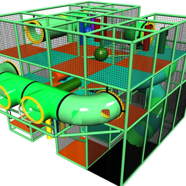 Buy Indoor Playground Equipment GPS142 -(Indoor Playsystem Size) 15 ft. H x 16 ft. W x 16 ft.