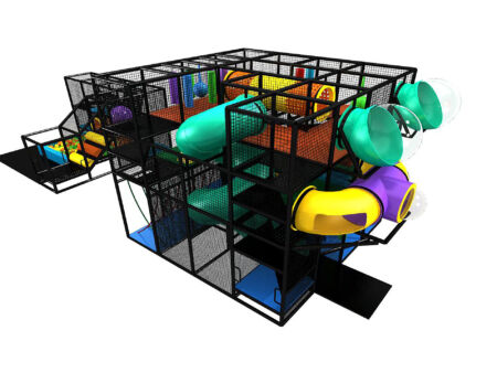 Buy Indoor Playground Equipment GPS481 -(Indoor Playsystem Size) 15 ft. H x 16 ft. W x 16 ft.