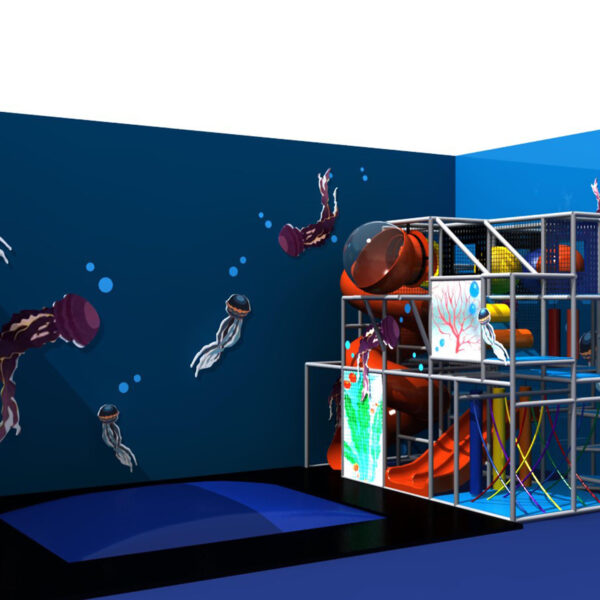 Buy Indoor Playground Equipment GPS652 -(Indoor Playsystem Size) 15 ft. H x 16 ft. W x 18 ft.