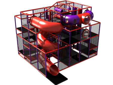 Buy Indoor Playground Equipment GPS281 -(Indoor Playsystem Size) 15 ft. H x 16 ft. W x 20 ft.