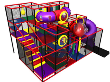 Buy Indoor Playground Equipment GPS84 -(Indoor Playsystem Size) 15 ft. H x 16 ft. W x 24 ft.