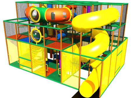 Buy Indoor Playground Equipment GPS98 -(Indoor Playsystem Size) 15 ft. H x 16 ft. W x 24 ft.