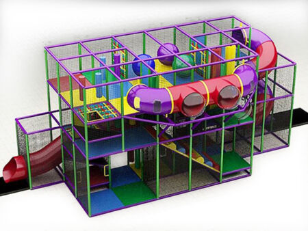 Buy Indoor Playground Equipment GPS64 -(Indoor Playsystem Size) 15 ft. H x 16 ft. W x 32 ft.