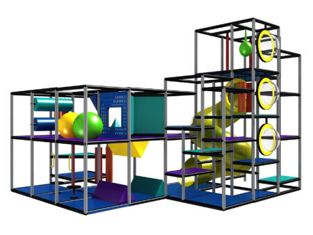 Buy Indoor Playground Equipment GPS397 -(Indoor Playsystem Size) 15 ft. H x 18 ft. W x 20 ft.