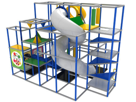 Buy Indoor Playground Equipment GPS348 -(Indoor Playsystem Size) 15 ft. H x 20 ft. W x 14 ft.