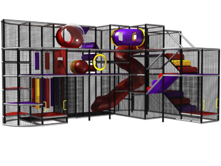 Buy Indoor Playground Equipment GPS151 -(Indoor Playsystem Size) 15 ft. H x 20 ft. W x 28 ft.