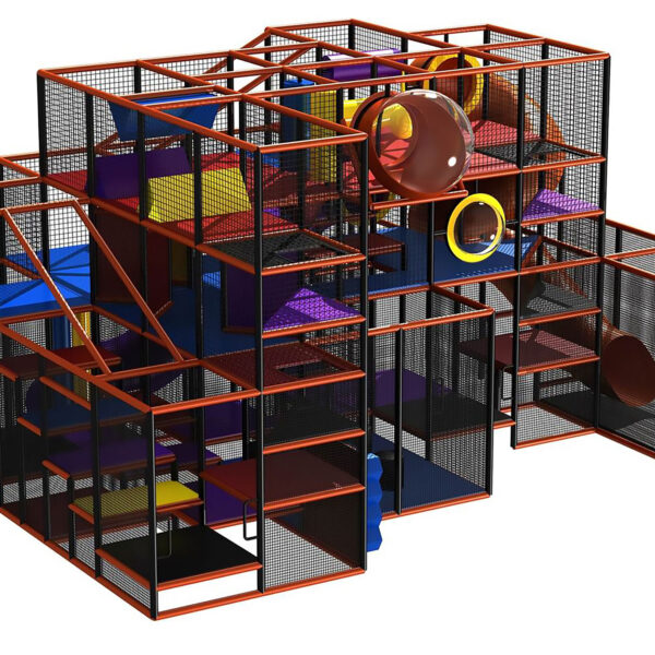 Buy Indoor Playground Equipment GPS27 -(Indoor Playsystem Size) 15 ft. H x 20 ft. W x 28 ft.