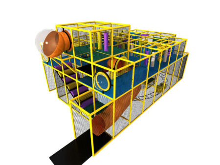 Buy Indoor Playground Equipment GPS121 -(Indoor Playsystem Size) 15 ft. H x 20 ft. W x 32 ft.
