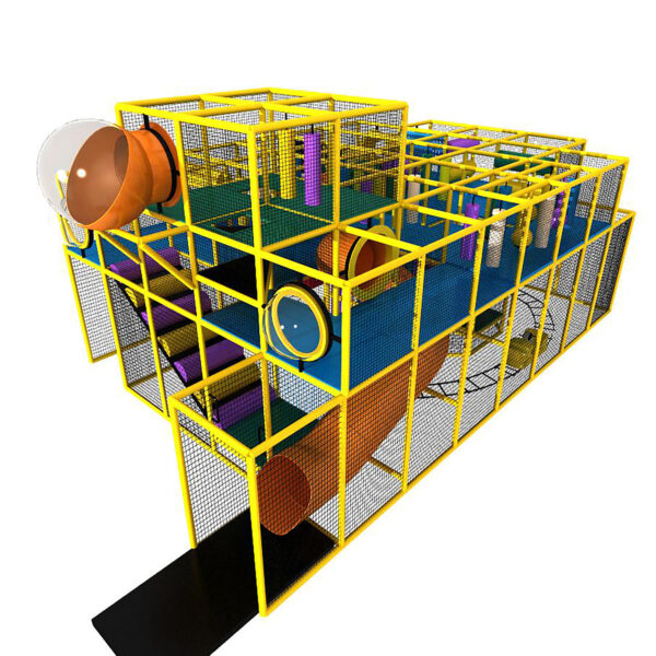 Buy Indoor Playground Equipment GPS121 -(Indoor Playsystem Size) 15 ft. H x 20 ft. W x 32 ft.