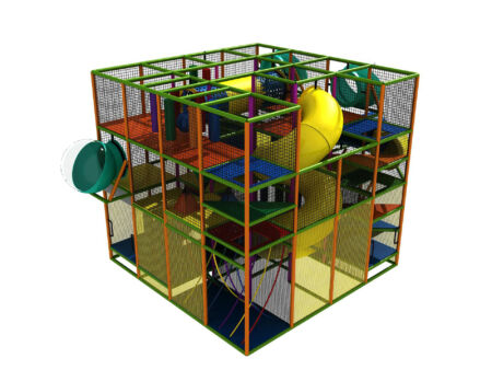 Buy Indoor Playground Equipment GPS134 -(Indoor Playsystem Size) 15 ft. H x 24 ft. W x 16 ft.
