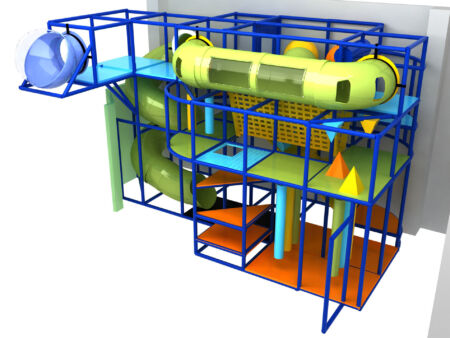 Buy Indoor Playground Equipment GPS367 -(Indoor Playsystem Size) 15 ft. H x 24 ft. W x 16 ft.
