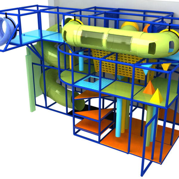 Buy Indoor Playground Equipment GPS367 -(Indoor Playsystem Size) 15 ft. H x 24 ft. W x 16 ft.