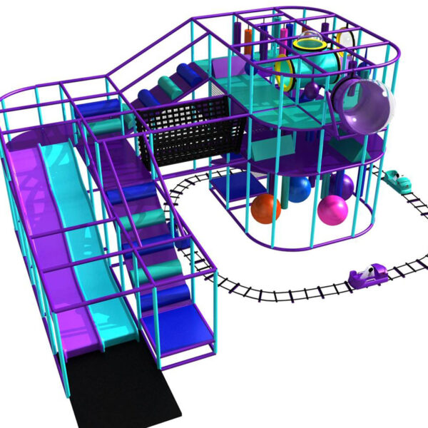 Buy Indoor Playground Equipment GPS507 -(Indoor Playsystem Size) 15 ft. H x 24 ft. W x 36 ft.