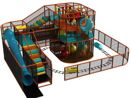 Buy Indoor Playground Equipment GPS177 -(Indoor Playsystem Size) 15 ft. H x 24 ft. W x 36 ft.