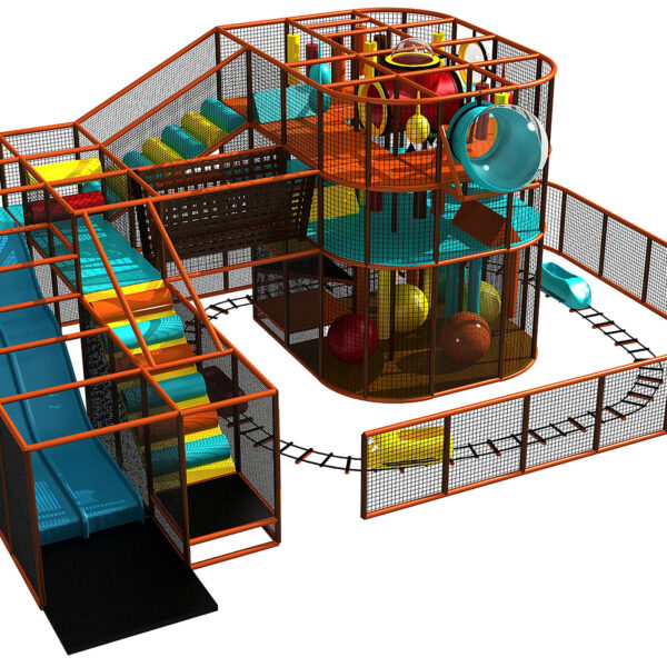 Buy Indoor Playground Equipment GPS284 -(Indoor Playsystem Size) 15 ft. H x 24 ft. W x 38 ft.
