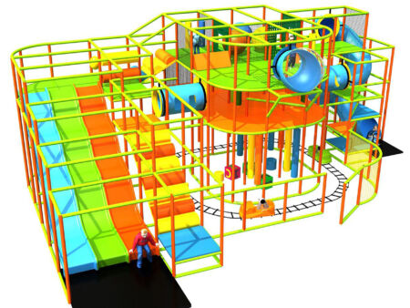 Buy Indoor Playground Equipment GPS237 -(Indoor Playsystem Size) 15 ft. H x 24 ft. W x 40 ft.