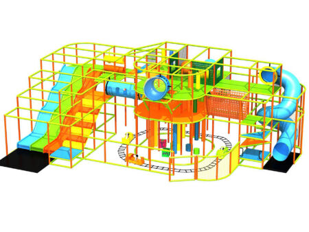 Buy Indoor Playground Equipment GPS213 -(Indoor Playsystem Size) 15 ft. H x 24 ft. W x 44 ft.