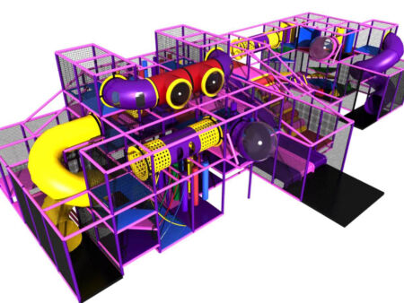Buy Indoor Playground Equipment GPS86 -(Indoor Playsystem Size) 15 ft. H x 24 ft. W x 56 ft.