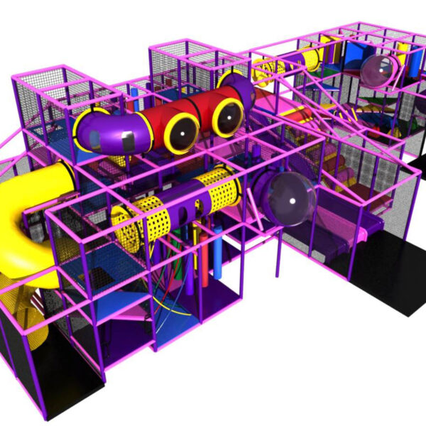 Buy Indoor Playground Equipment GPS86 -(Indoor Playsystem Size) 15 ft. H x 24 ft. W x 56 ft.