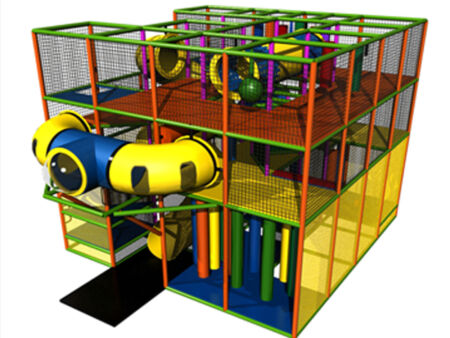 Buy Indoor Playground Equipment GPS137 -(Indoor Playsystem Size) 15 ft. H x 25 ft. W x 20 ft.