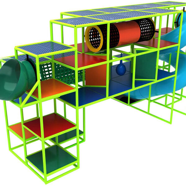 Buy Indoor Playground Equipment GPS375 -(Indoor Playsystem Size) 15 ft. H x 28 ft. W x 12 ft.