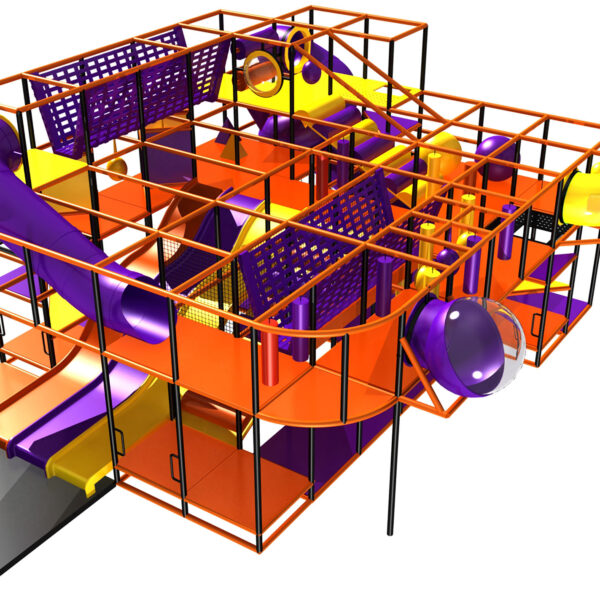 Buy Indoor Playground Equipment GPS445 -(Indoor Playsystem Size) 15 ft. H x 32 ft. W x 28 ft.