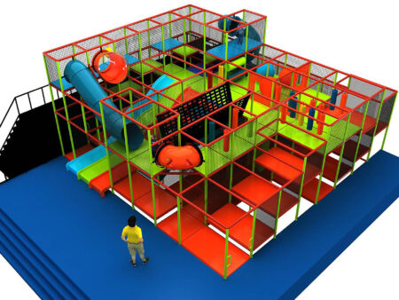 Buy Indoor Playground Equipment GPS239 -(Indoor Playsystem Size) 15 ft. H x 32 ft. W x 30 ft.