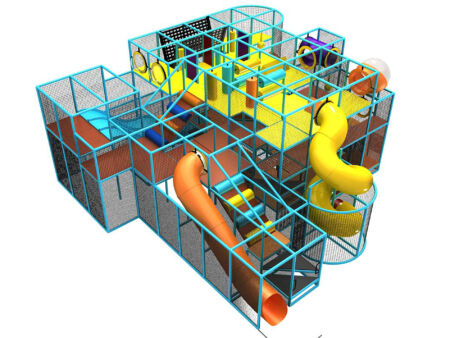 Buy Indoor Playground Equipment GPS55 -(Indoor Playsystem Size) 15 ft. H x 32 ft. W x 32 ft.