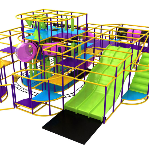 Buy Indoor Playground Equipment GPS270 -(Indoor Playsystem Size) 15 ft. H x 32 ft. W x 40 ft.