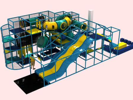 Buy Indoor Playground Equipment GPS238 -(Indoor Playsystem Size) 15 ft. H x 36 ft. W x 21 ft.