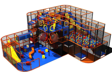 Buy Indoor Playground Equipment GPS169 -(Indoor Playsystem Size) 15 ft. H x 36 ft. W x 44 ft.