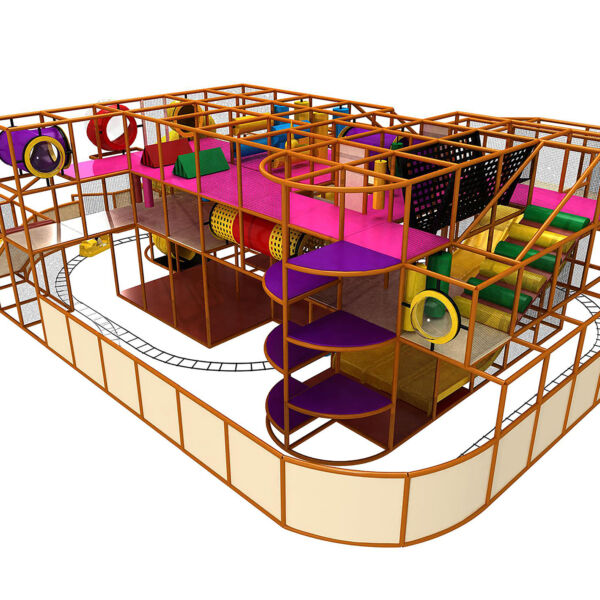 Buy Indoor Playground Equipment GPS32 -(Indoor Playsystem Size) 15 ft. H x 36 ft. W x 48 ft.