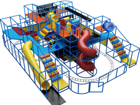 Buy Indoor Playground Equipment GPS540 -(Indoor Playsystem Size) 15 ft. H x 47 ft. W x 36 ft.