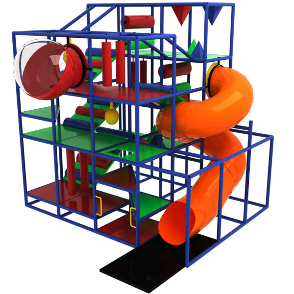 Buy Indoor Playground Equipment GPS283 -(Indoor Playsystem Size) 16 ft. H x 16 ft. W x 12 ft.