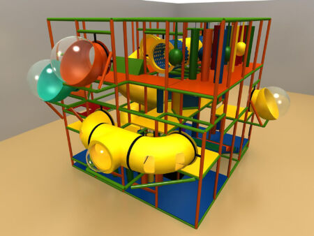 Buy Indoor Playground Equipment GPS125 -(Indoor Playsystem Size) 16 ft. H x 16 ft. W x 20 ft.