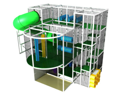 Buy Indoor Playground Equipment GPS274 -(Indoor Playsystem Size) 16 ft. H x 16 ft. W x 20 ft.